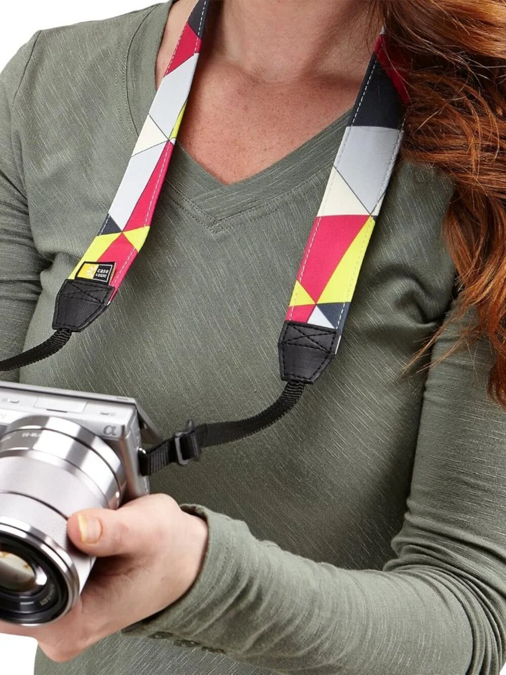 Case Logic SDNS101TR Saigon Neck Strap for DSLR & Bag Strap Lot of 2 For Travel